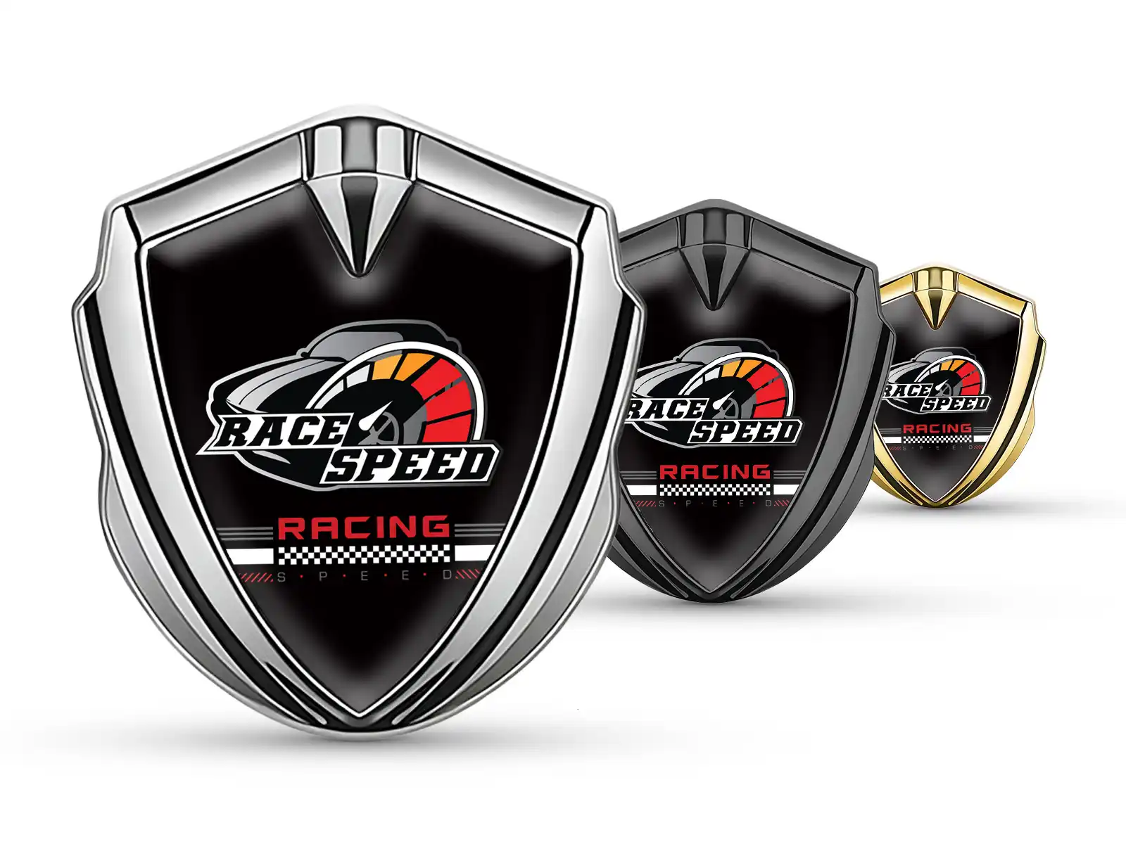 Car Badges Max Style Sturdy Metal Finish